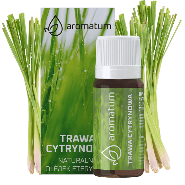Olejek eteryczny - trawa cytrynowa naturalny - 12ml